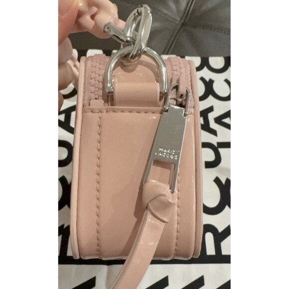 Marc Jacobs The Snapshot Patent Camera Bag In Pink - Picture 8 of 13